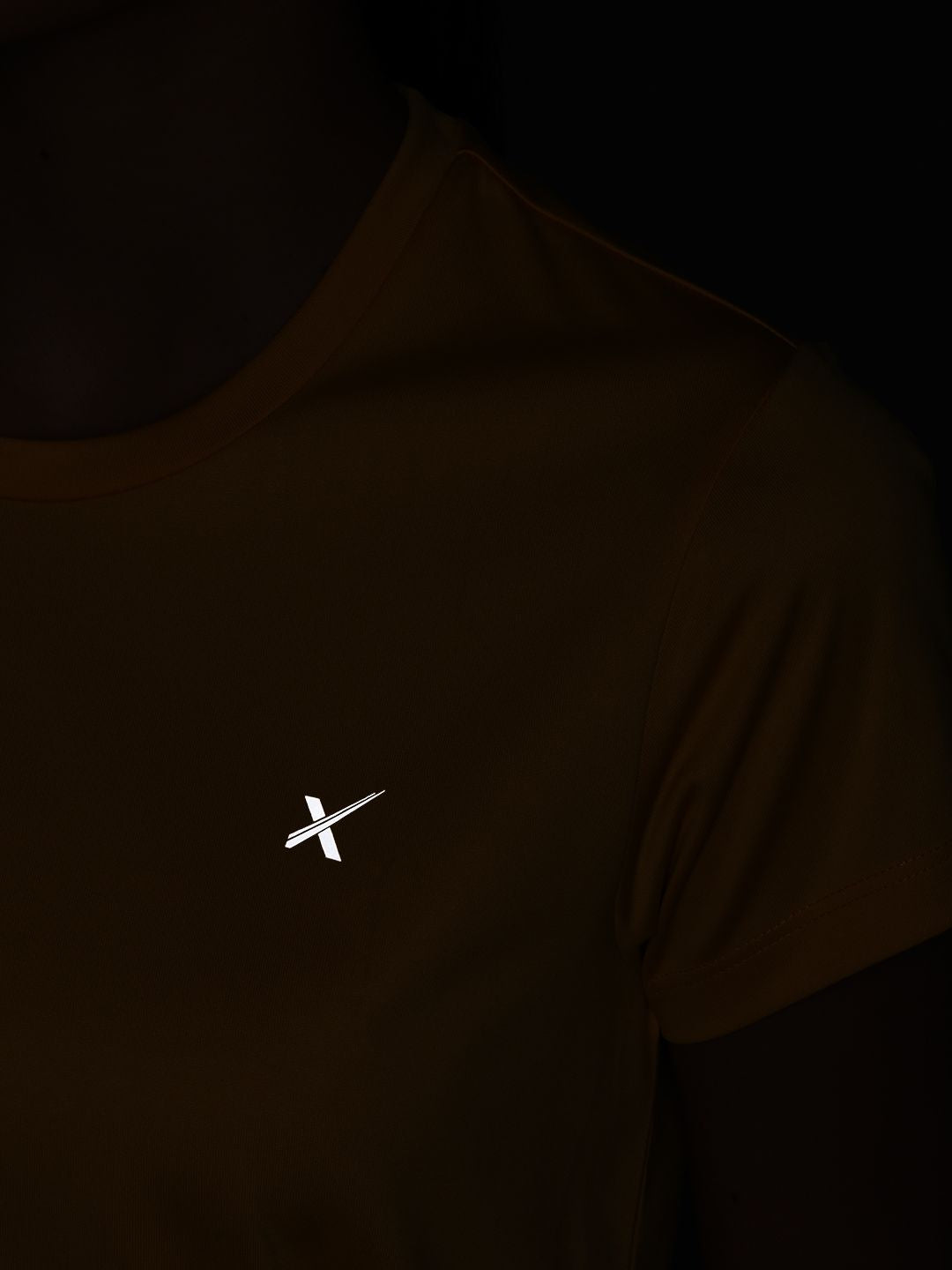 HRX by Hrithik Roshan Reflective Elements Detailed Rapid-Dry Training T-shirt