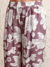 Vishudh Printed Pure Cotton Shirt With Palazzos