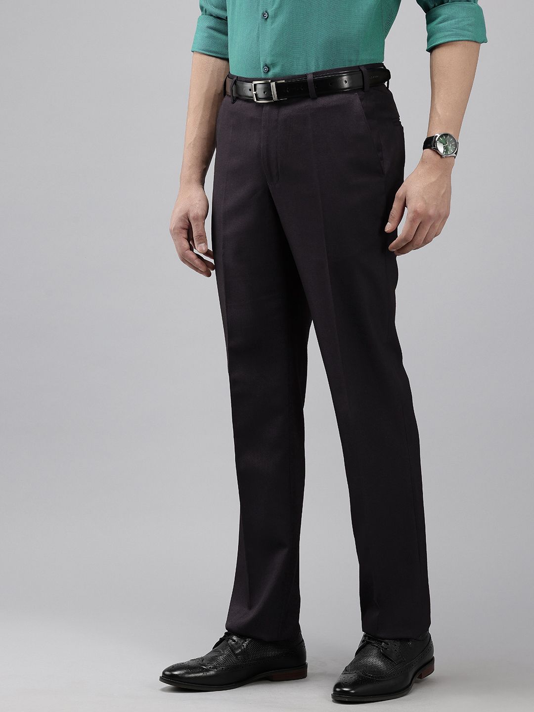 Park Avenue Men Regular Fit Formal Trousers