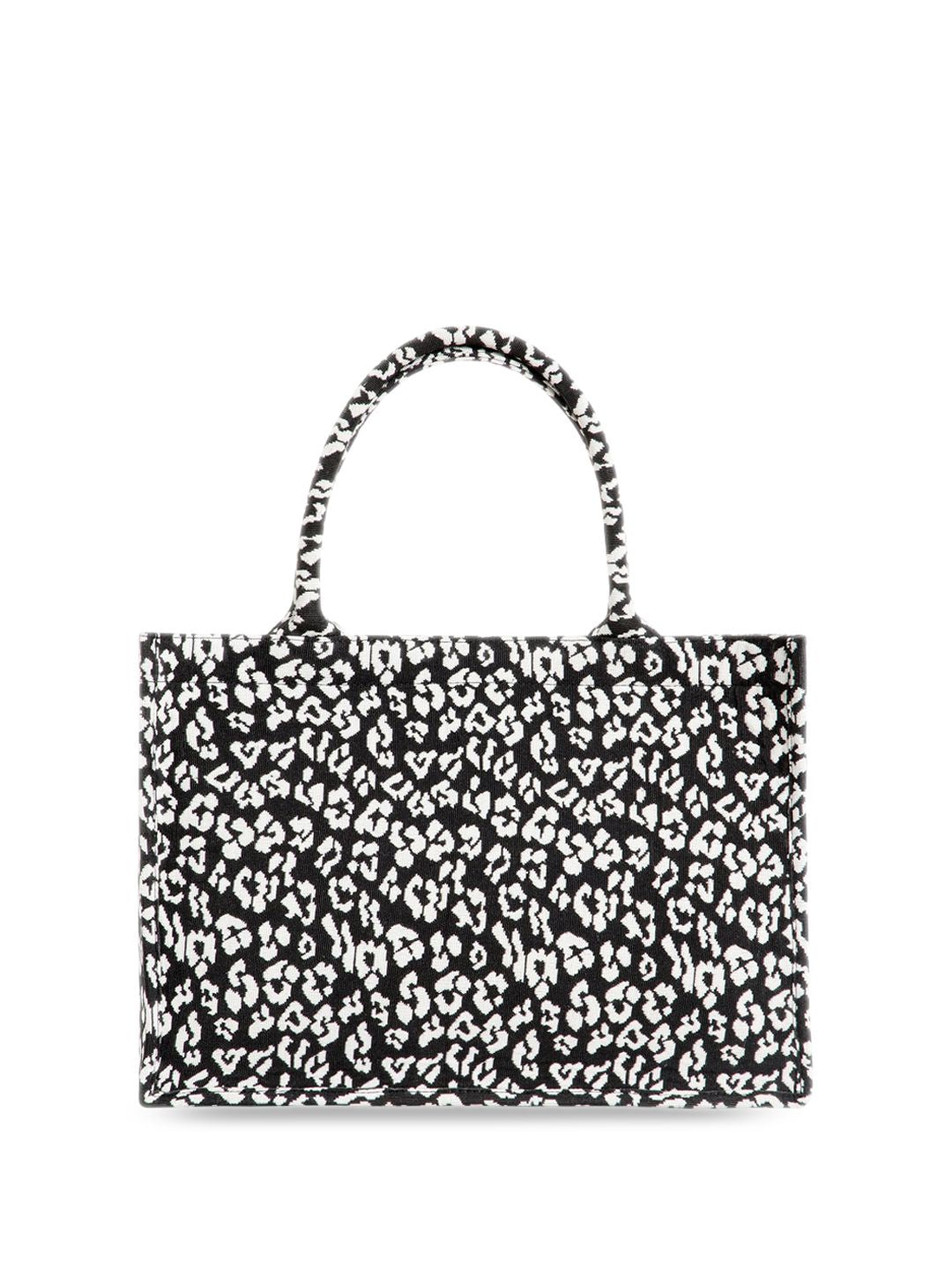 Berrylush Animal Printed Structured Shopper Tote Bag