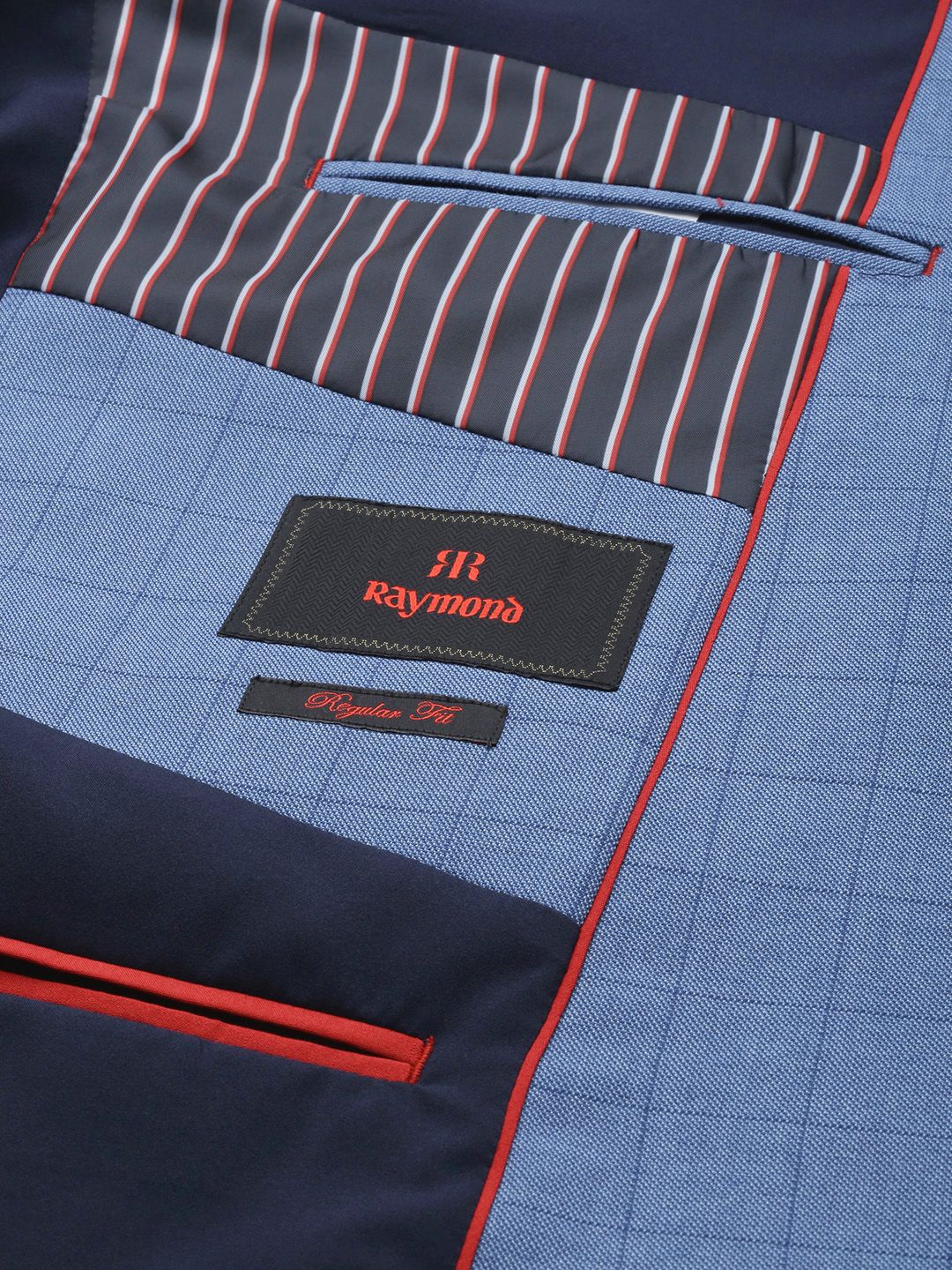 Raymond Single Breasted Checked 2-Peice Formal Suit