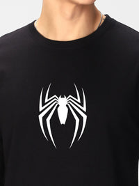 Bewakoof Cotton Graphic Spider-Man T-shirt