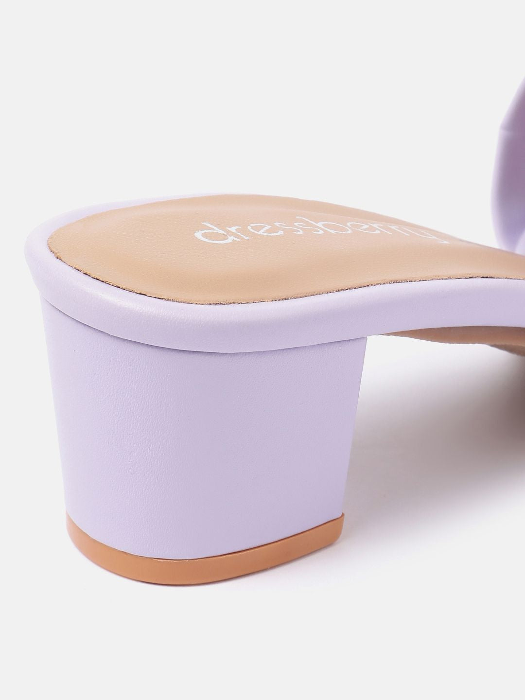 DressBerry Open Toe Block Heel