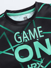 HRX by Hrithik Roshan Boys Geometric Printed T-shirt