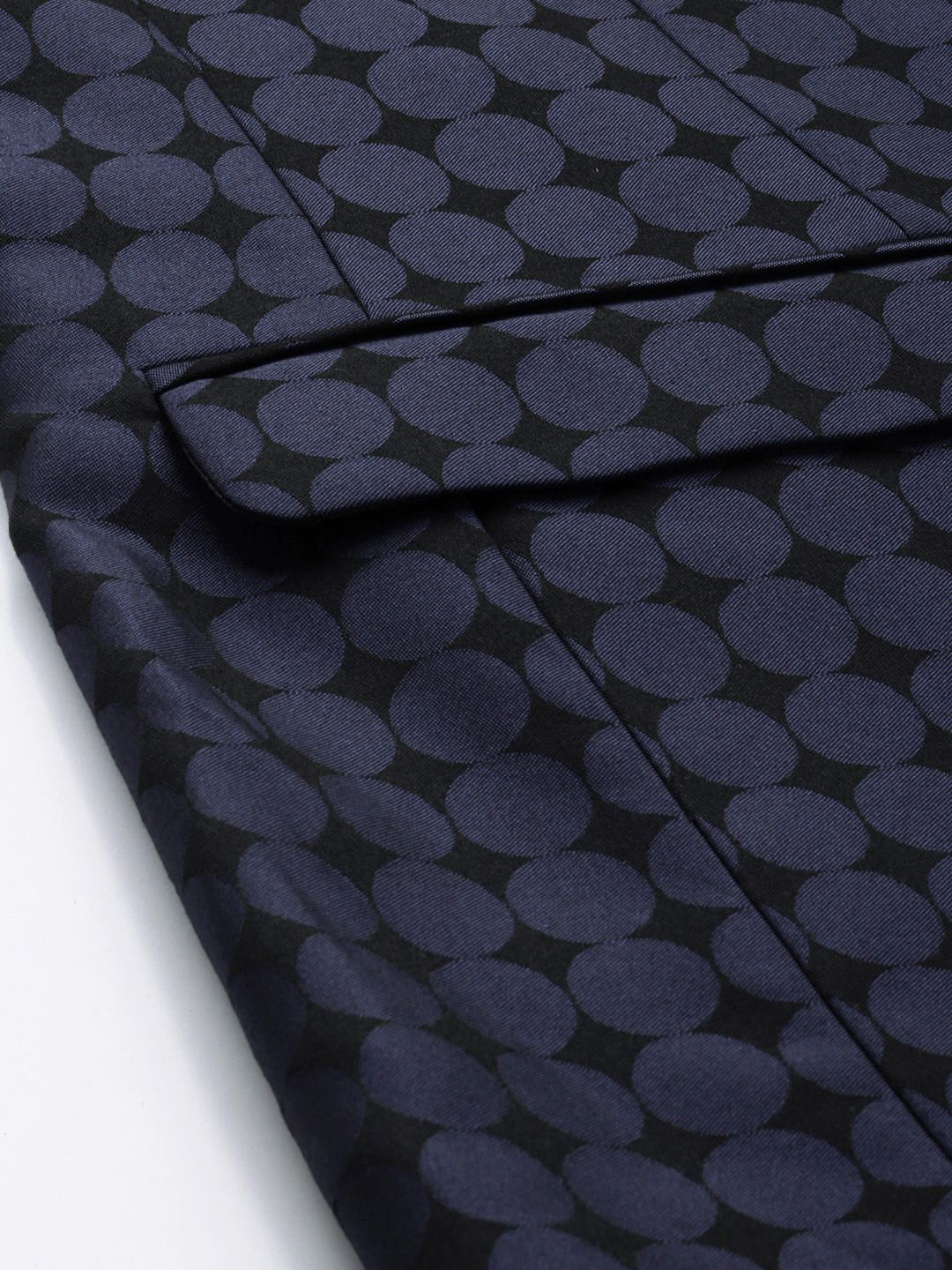 Park Avenue Self Design Mandarin Collar Regular Fit 2 Piece Party Suit