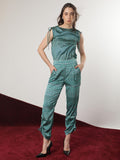 RAREISM Women Checked Slim Fit High-Rise Trousers