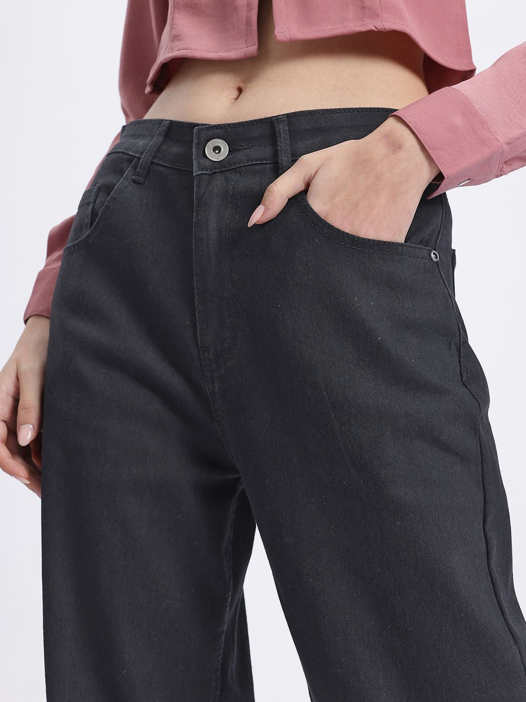 DressBerry Women Rollers Straight Fit Jeans