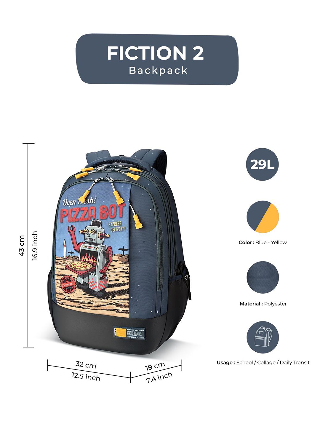 Gear Unisex Graphic Backpack