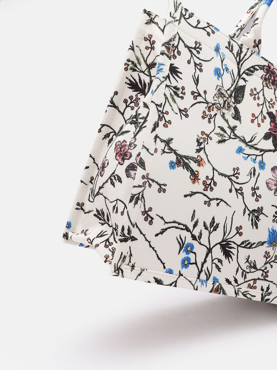 Lino Perros Floral Printed Structured Laptop Bag