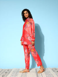 Indo Era Women Floral Printed Co-Ords Set