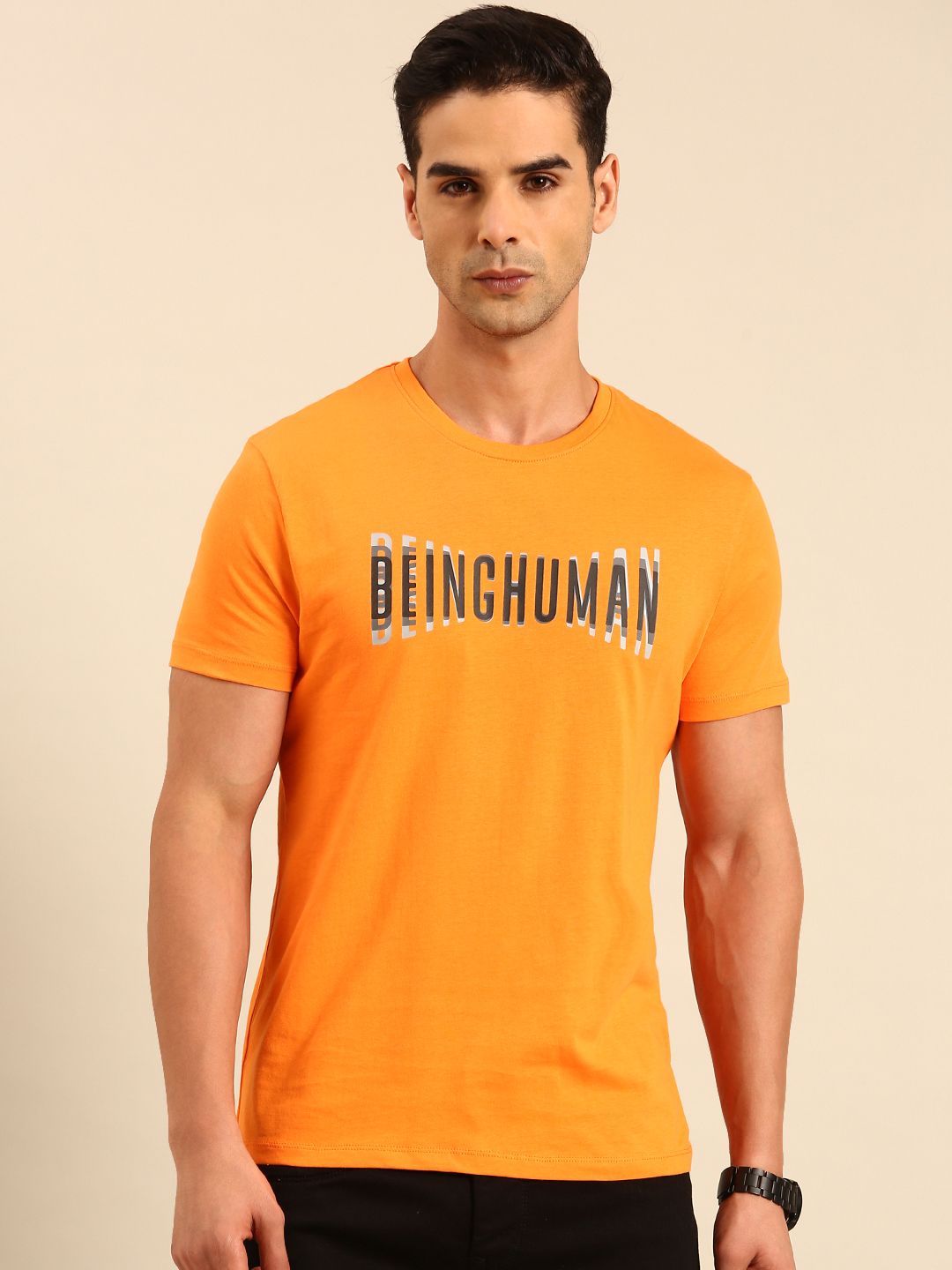 Being Human Graphic Printed Pure Cotton T-shirt