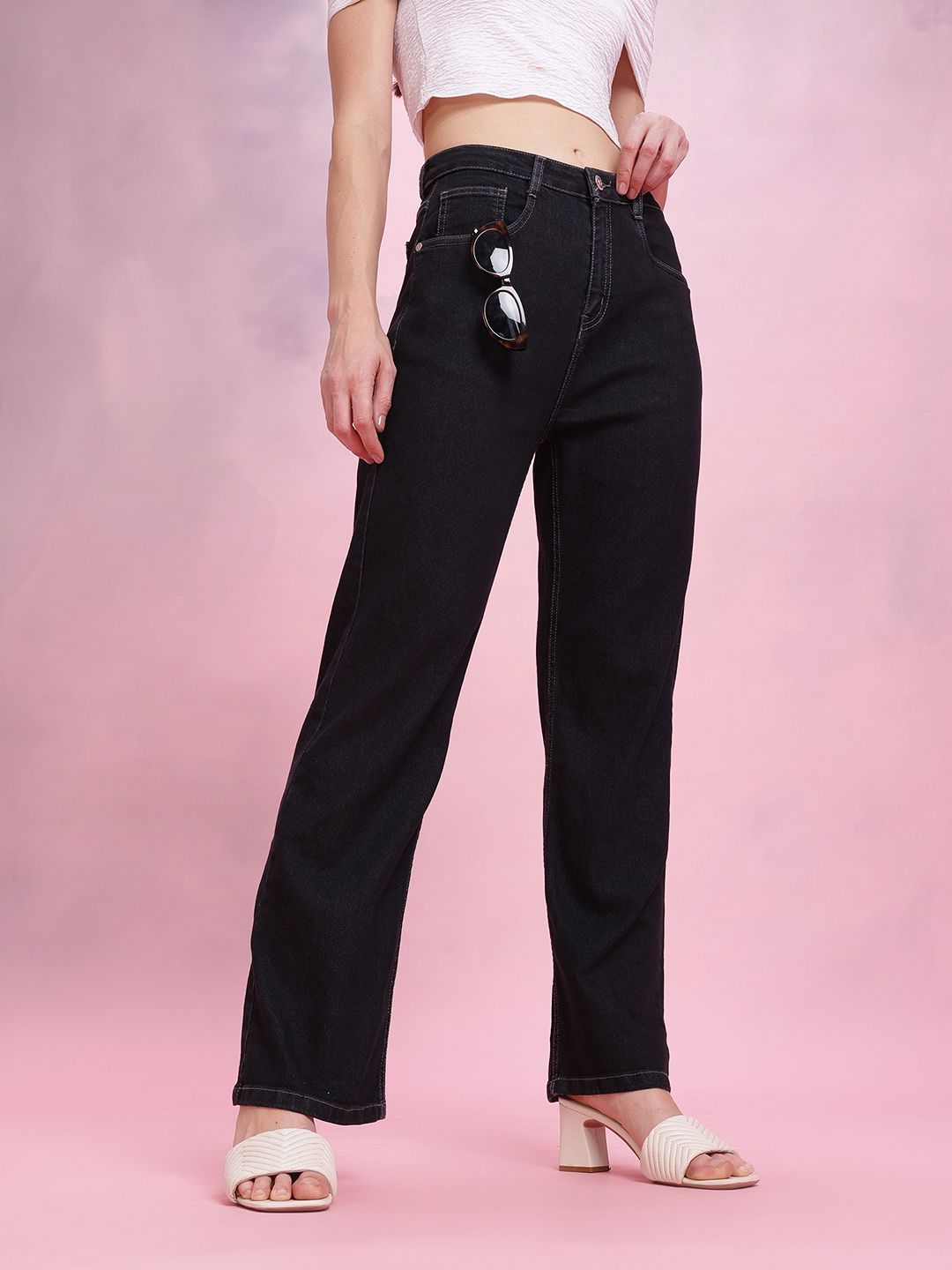 DressBerry Women Straight Fit Jeans