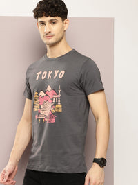 DILLINGER Men Printed Pure Cotton T-shirt