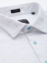 Park Avenue Slim Fit Printed Formal Shirt