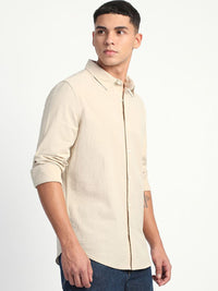 THE BEAR HOUSE Men Slim Fit Opaque Casual Shirt