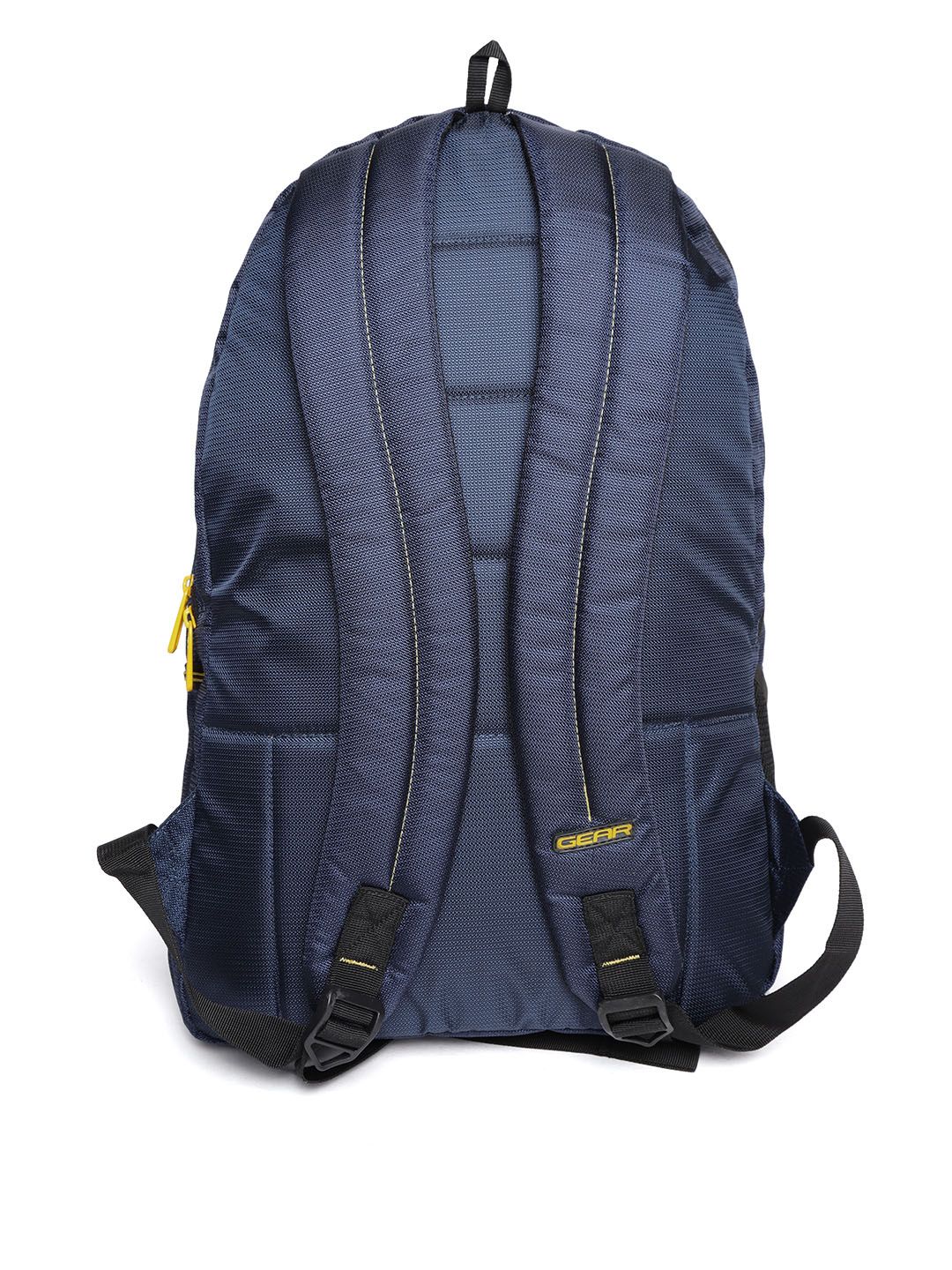 Gear Unisex Navy Blue Solid Laptop Backpack