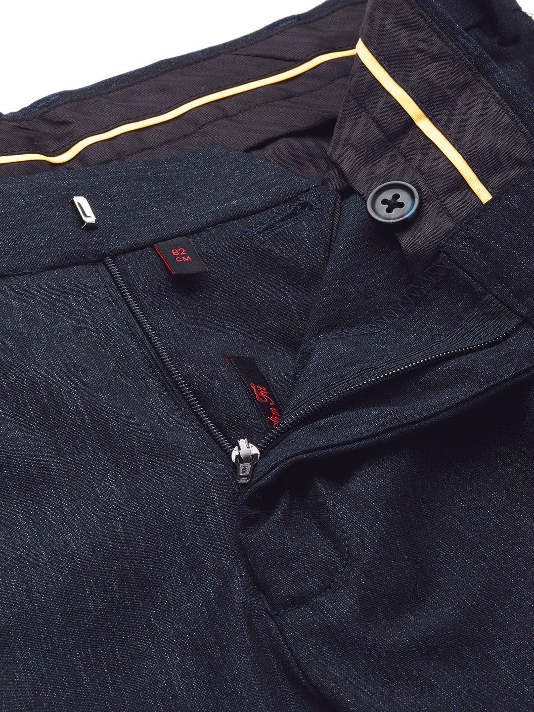 Raymond Men Solid Slim Fit Formal Trousers