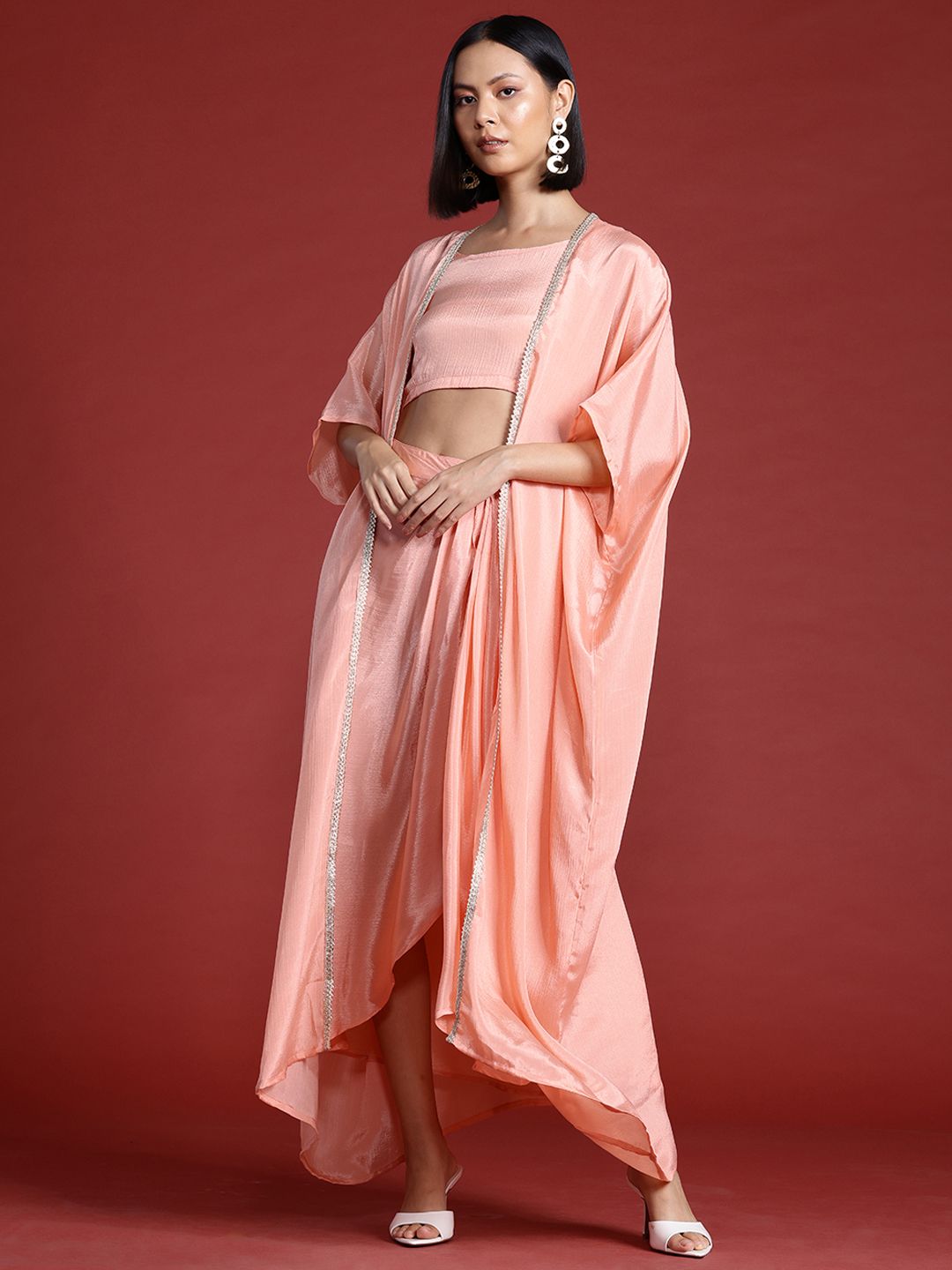 all about you Top with Skirt & Shrug Co-Ord Set