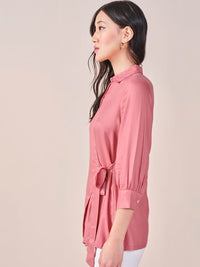 AND Solid Shirt Style Top