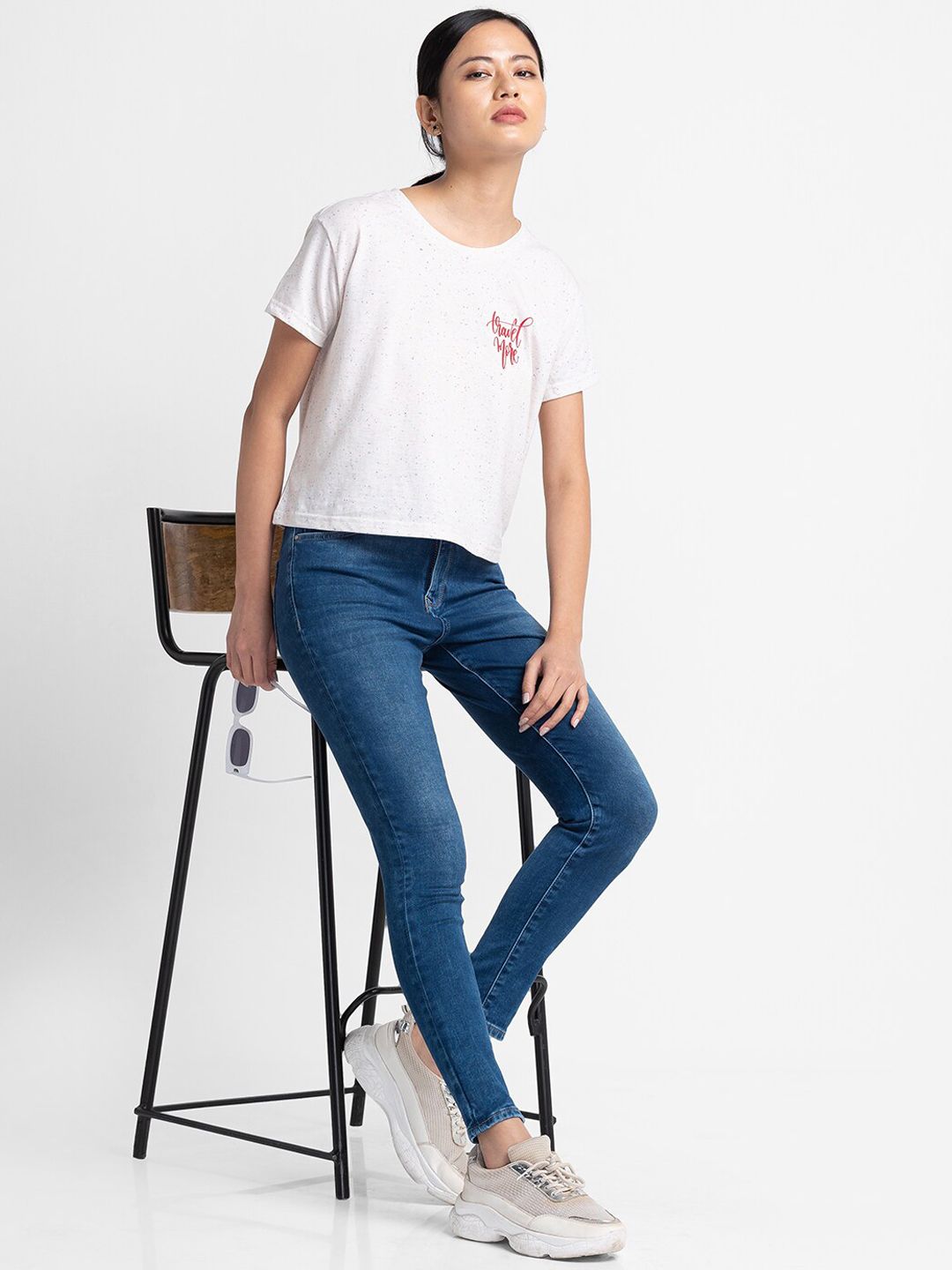 SPYKAR Women Blue Slim Fit Light Fade Jeans