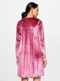 AND Pink A-Line Dress