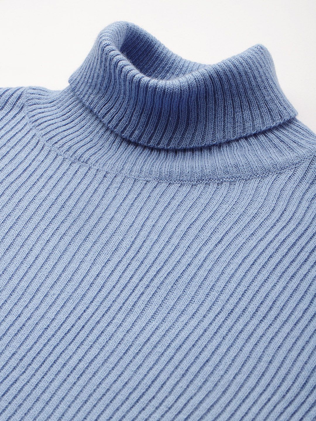 DressBerry Ribbed Turtleneck Pullover