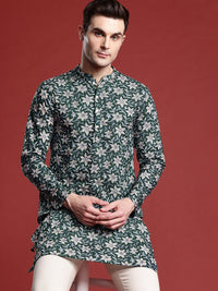 Anouk Men Ethnic Motifs Printed Pure Cotton Kurta
