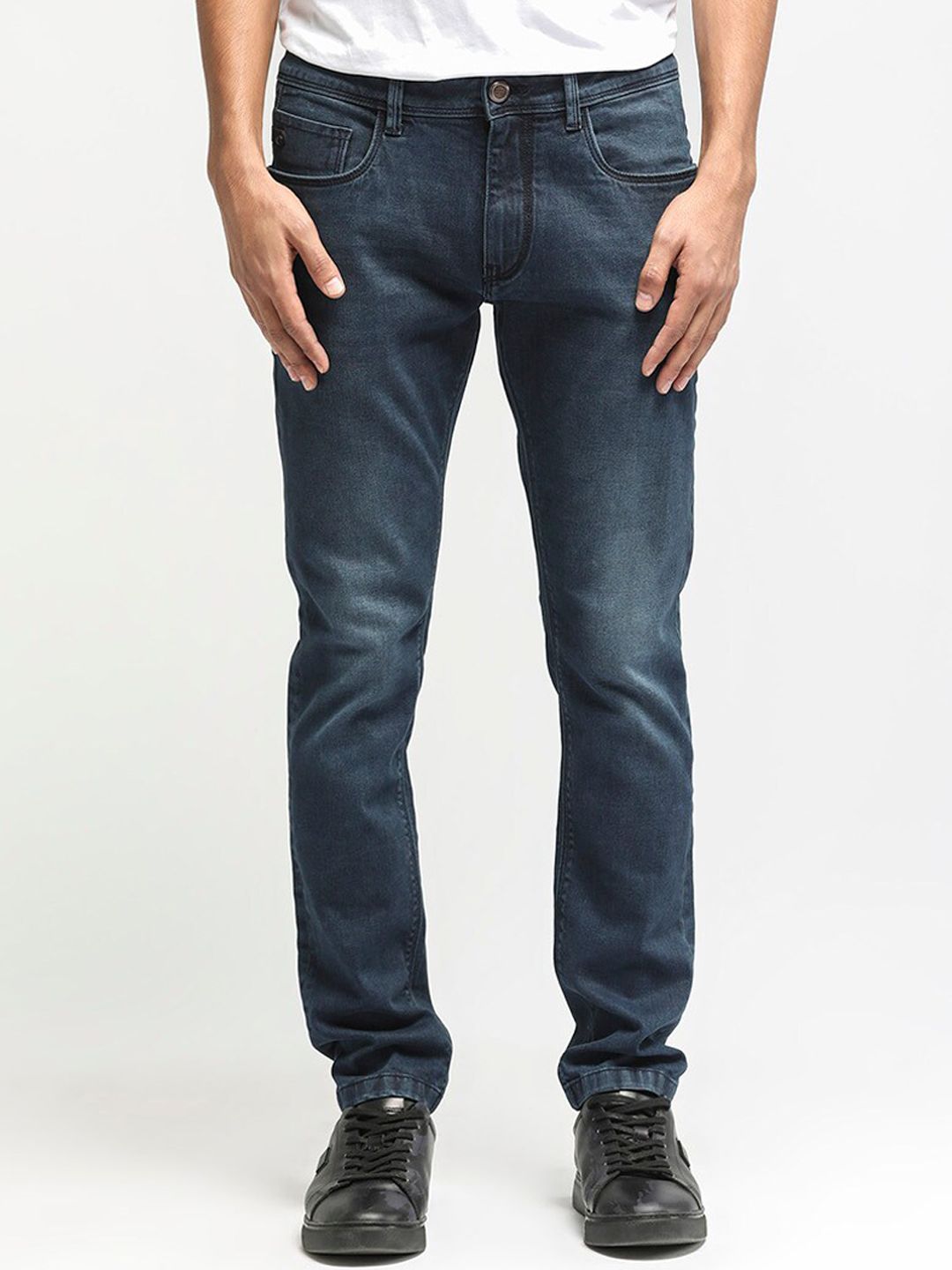 RARE RABBIT Men Diep Slim Fit Cotton Jeans