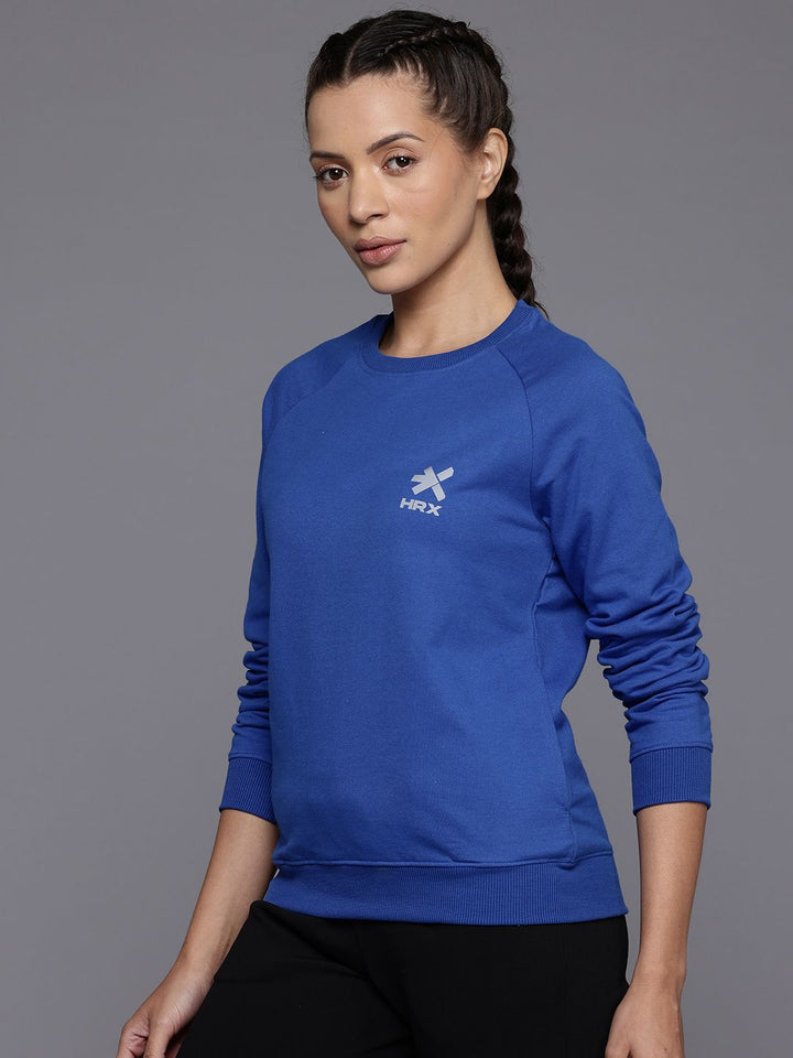 HRX by Hrithik Roshan Raglan Sleeves Running Sweatshirt