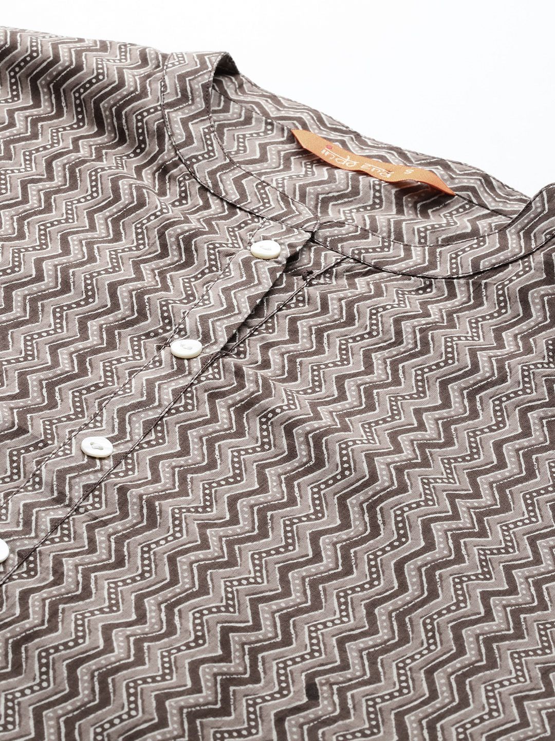 Indo Era Printed Pure Cotton Kurta with Trousers & With Dupatta