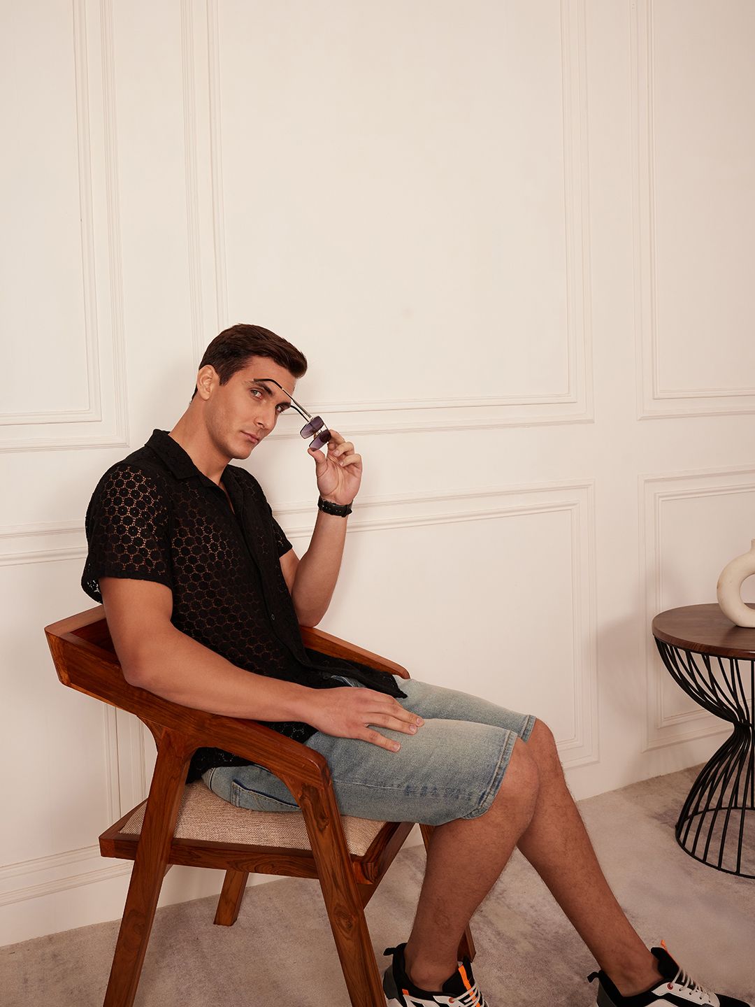 DENNISON Men Smart Block Printed Casual Shirt