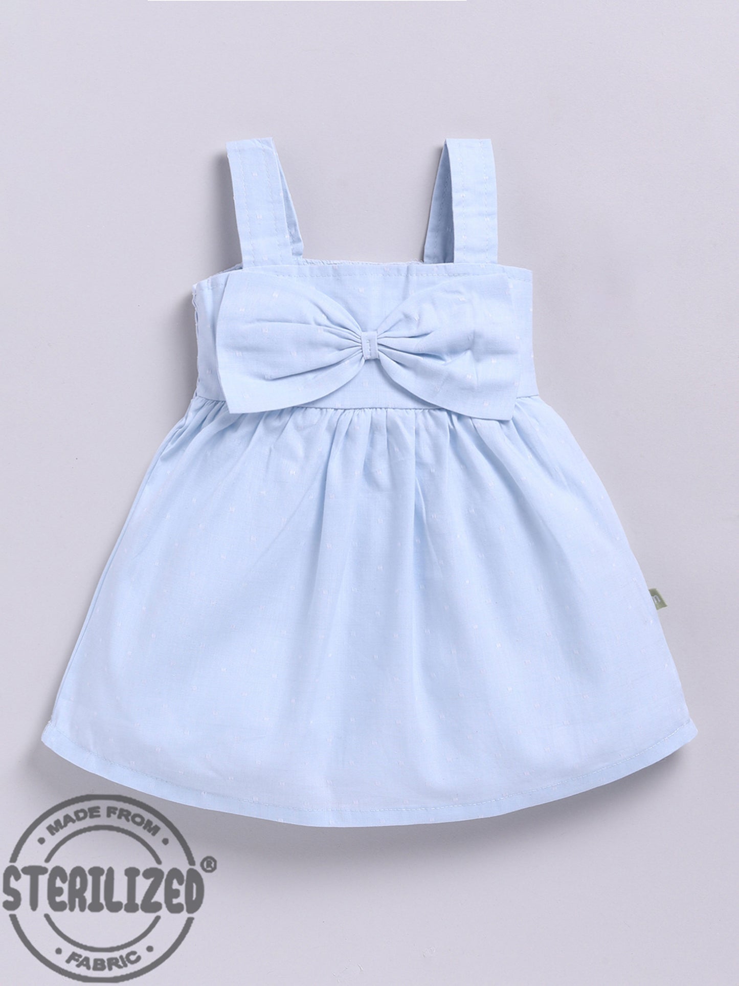 Moms Love Infant Girls Cotton Dobey Work Fit & Flare Dress
