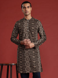 Anouk Men Ethnic Motifs Printed Pure Cotton Kurta