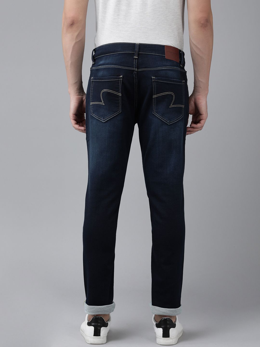 SPYKAR Men Skinny Fit Low-Rise Light Fade Stretchable Jeans