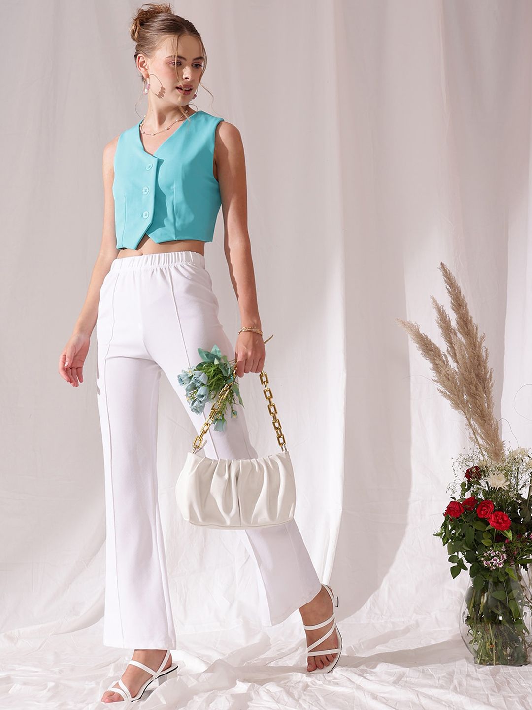 STREET 9 V-Neck Sleeveless Waistcoat