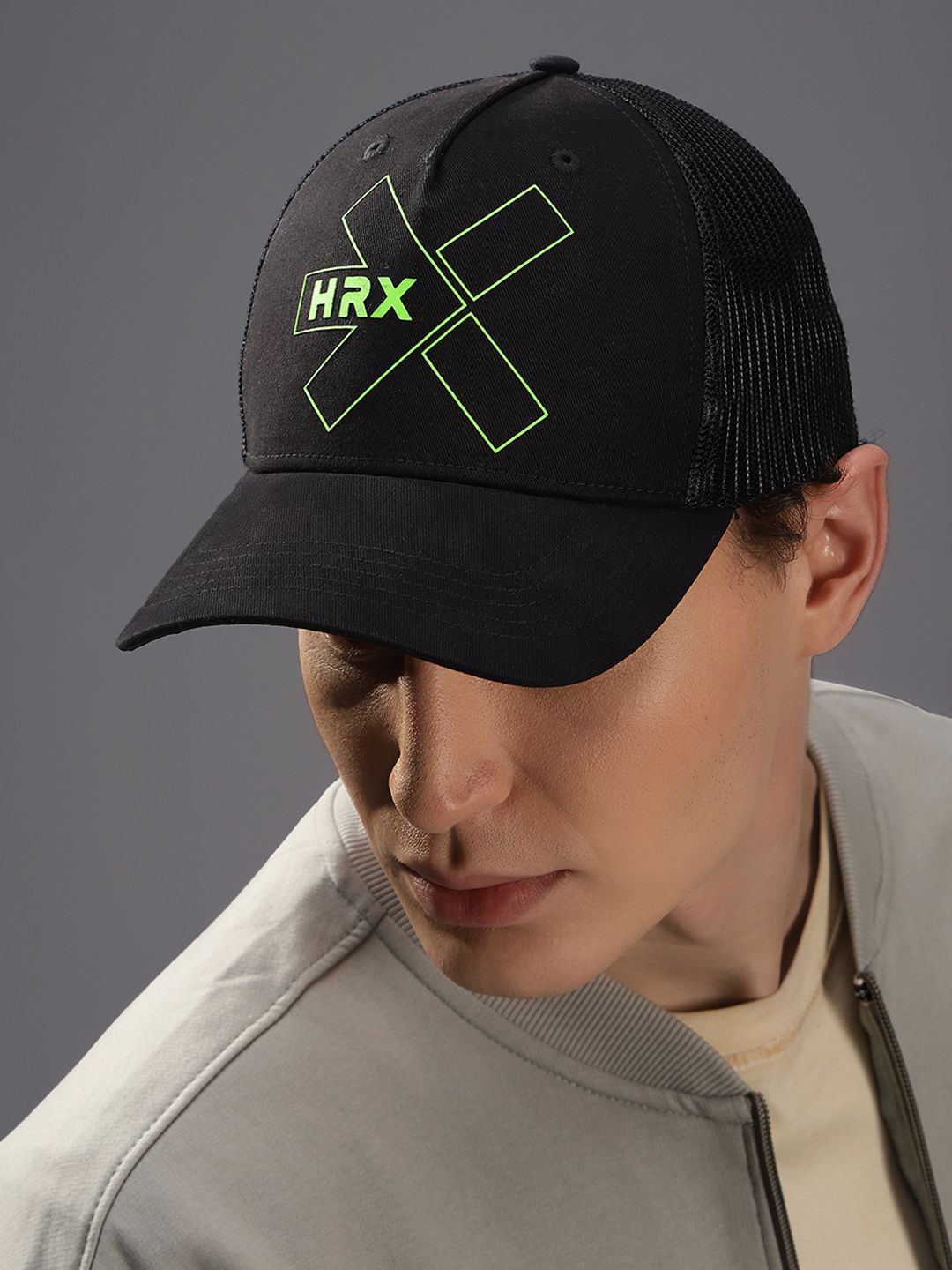 HRX by Hrithik Roshan Men Brand Logo Printed Pure Cotton Baseball Cap