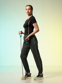 HRX by Hrithik Roshan ACTIVE-GODDESS Slim Fit Rapid Dry Training Crop T-shirt