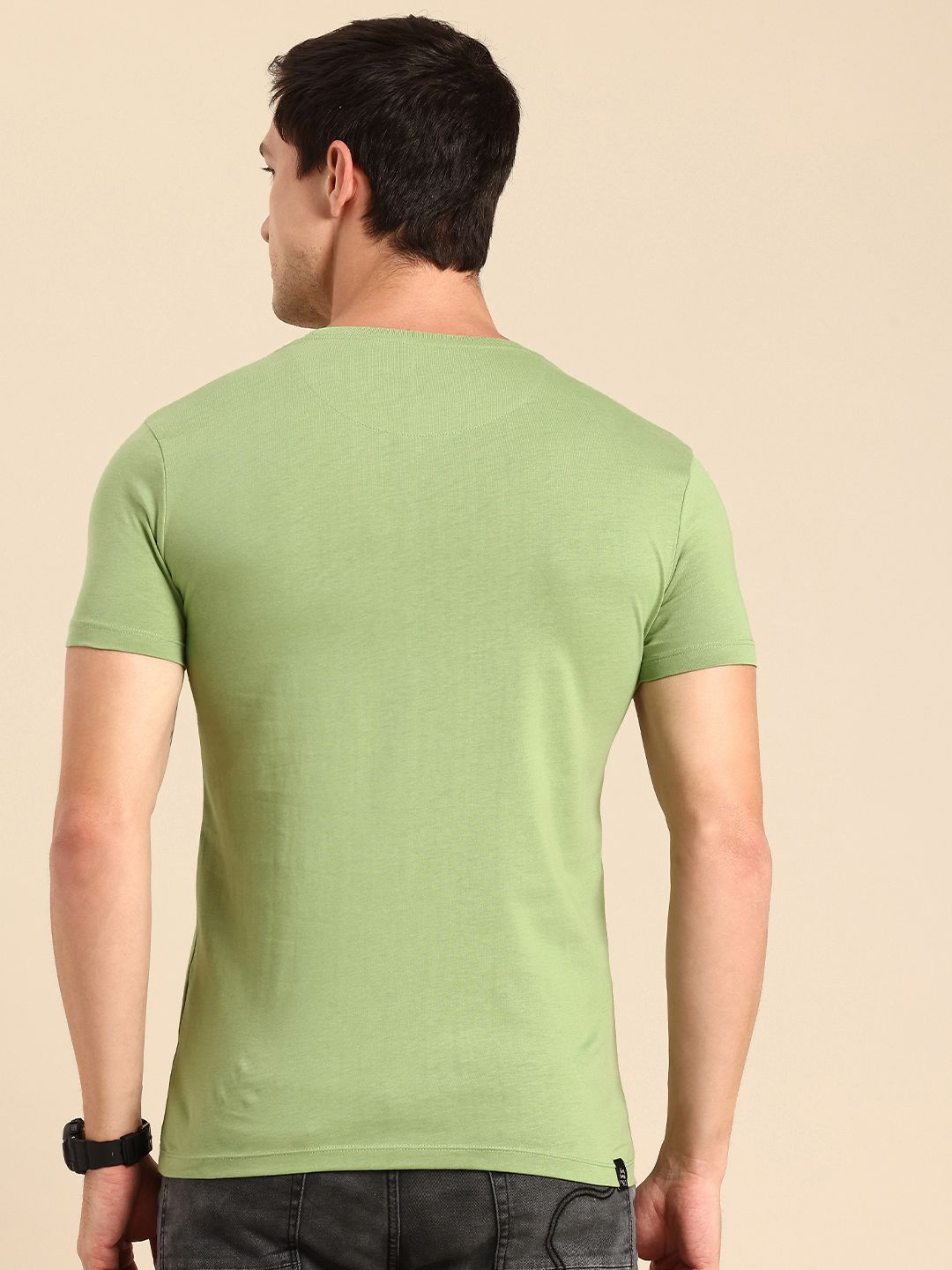 Being Human Pure Cotton Brand Logo Printed T-shirt