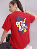 HRX by Hrithik Roshan Women Printed Relaxed Fit T-shirt