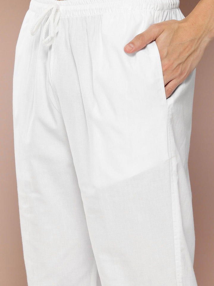 See Designs Men Embroidered Sequinned Kurta with Pyjamas