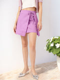 DressBerry Women Chic Laven Wrap Mini Skirt