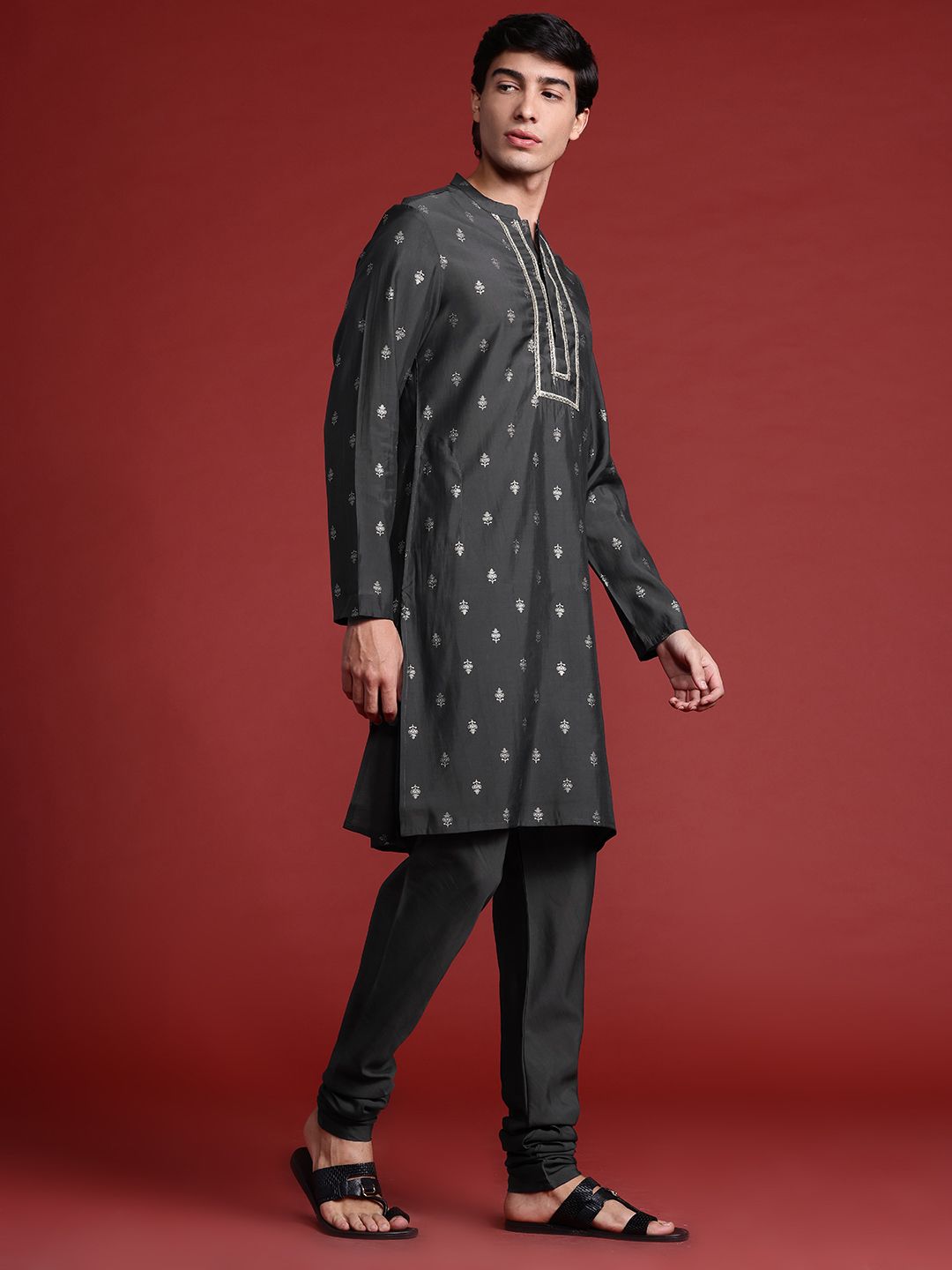Anouk Indie Print Kurta with Churidar