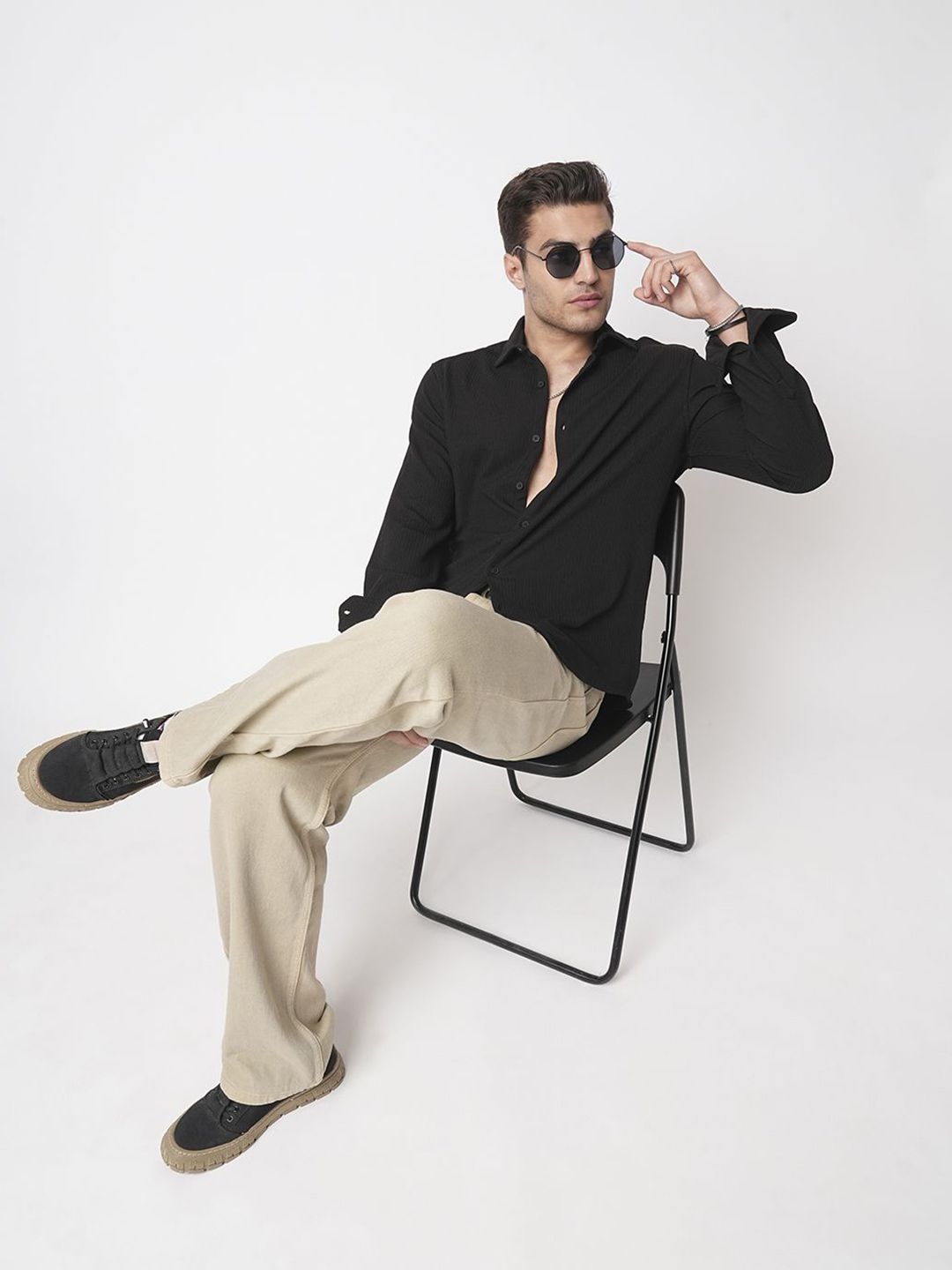 VASTRADO Men Classic Slim Fit Casual Shirt