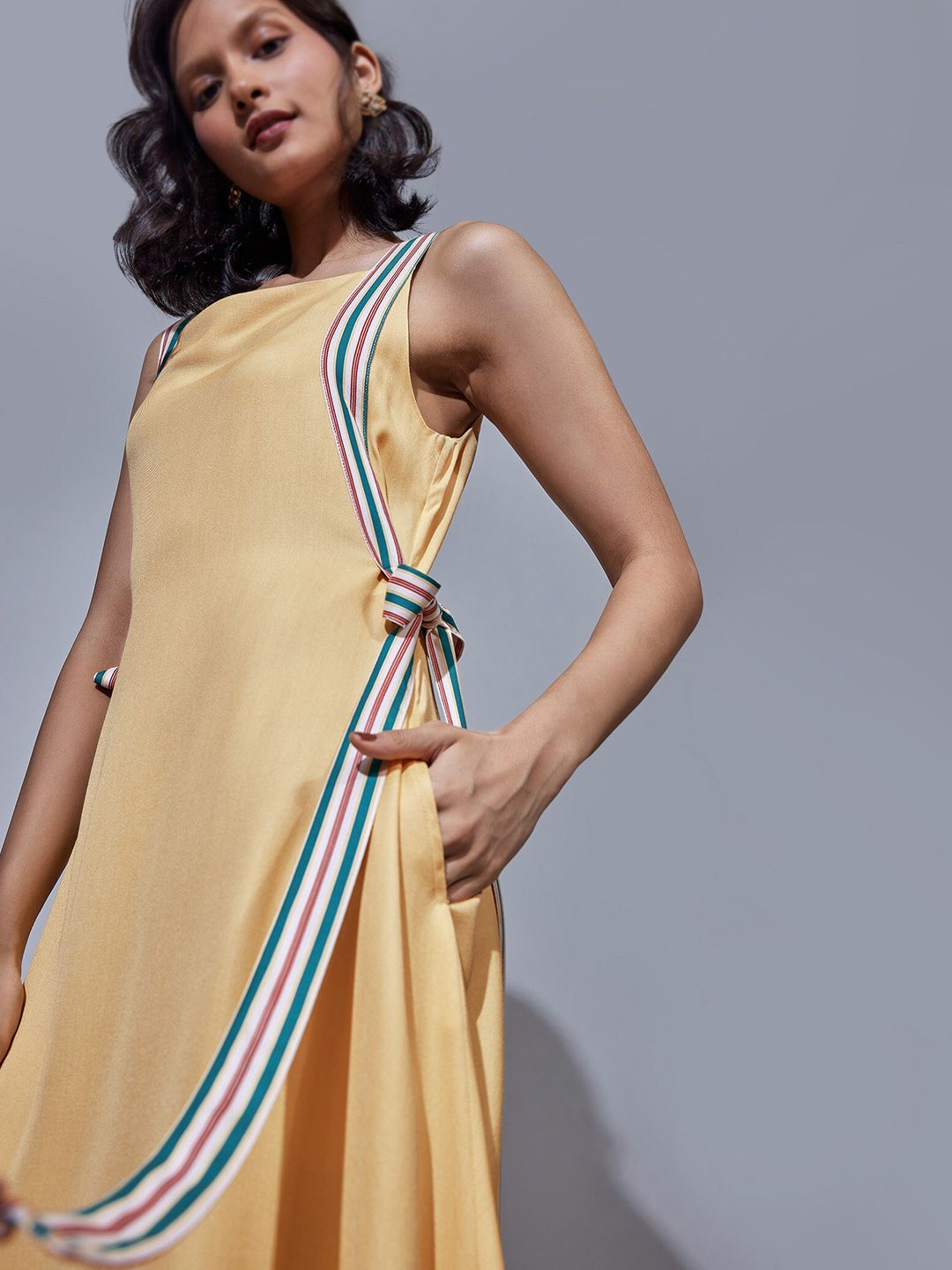 The Label Life Shoulder Straps A-Line Dress