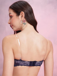 DressBerry Floral Laced Full Coverage Heavily Padded Bra DRM-DB-MK23B