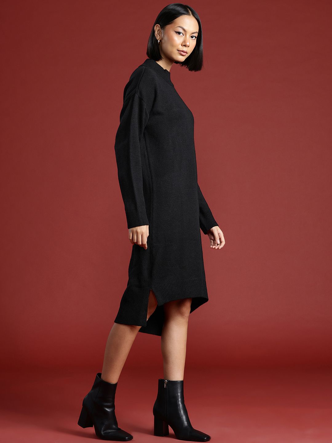 all about you Acrylic Jumper Midi Dress