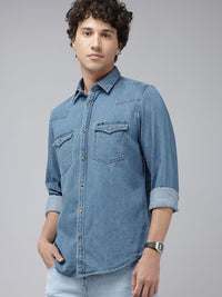 SPYKAR Slim Fit Pure Cotton Casual Shirt