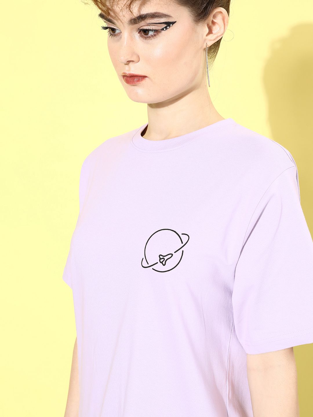 DILLINGER Women Graphic Printed Oversized T-shirt