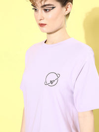 DILLINGER Women Graphic Printed Oversized T-shirt