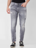 SPYKAR Men Tapered Fit Mildly Distressed Heavy Fade Cotton Jeans